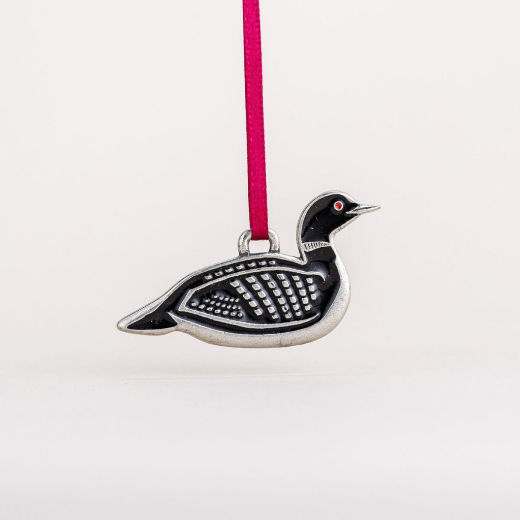 Loon Boxed Pewter Ornament