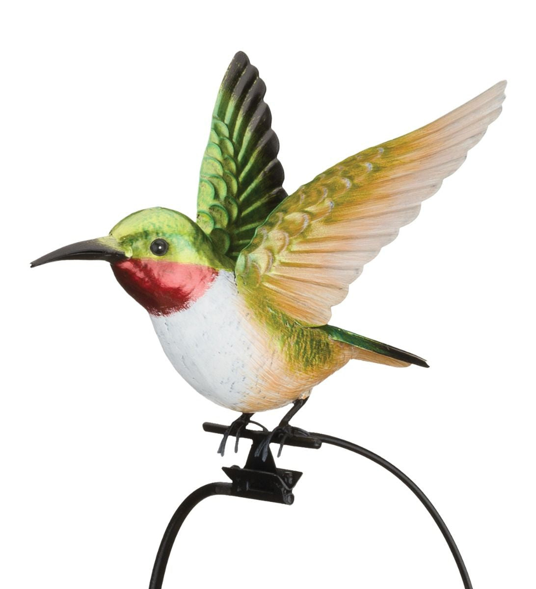 Rocker Hummingbird Garden Stake – Ruby Throated - Image 2
