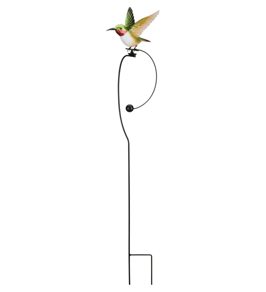 Rocker Hummingbird Garden Stake – Ruby Throated - Image 3