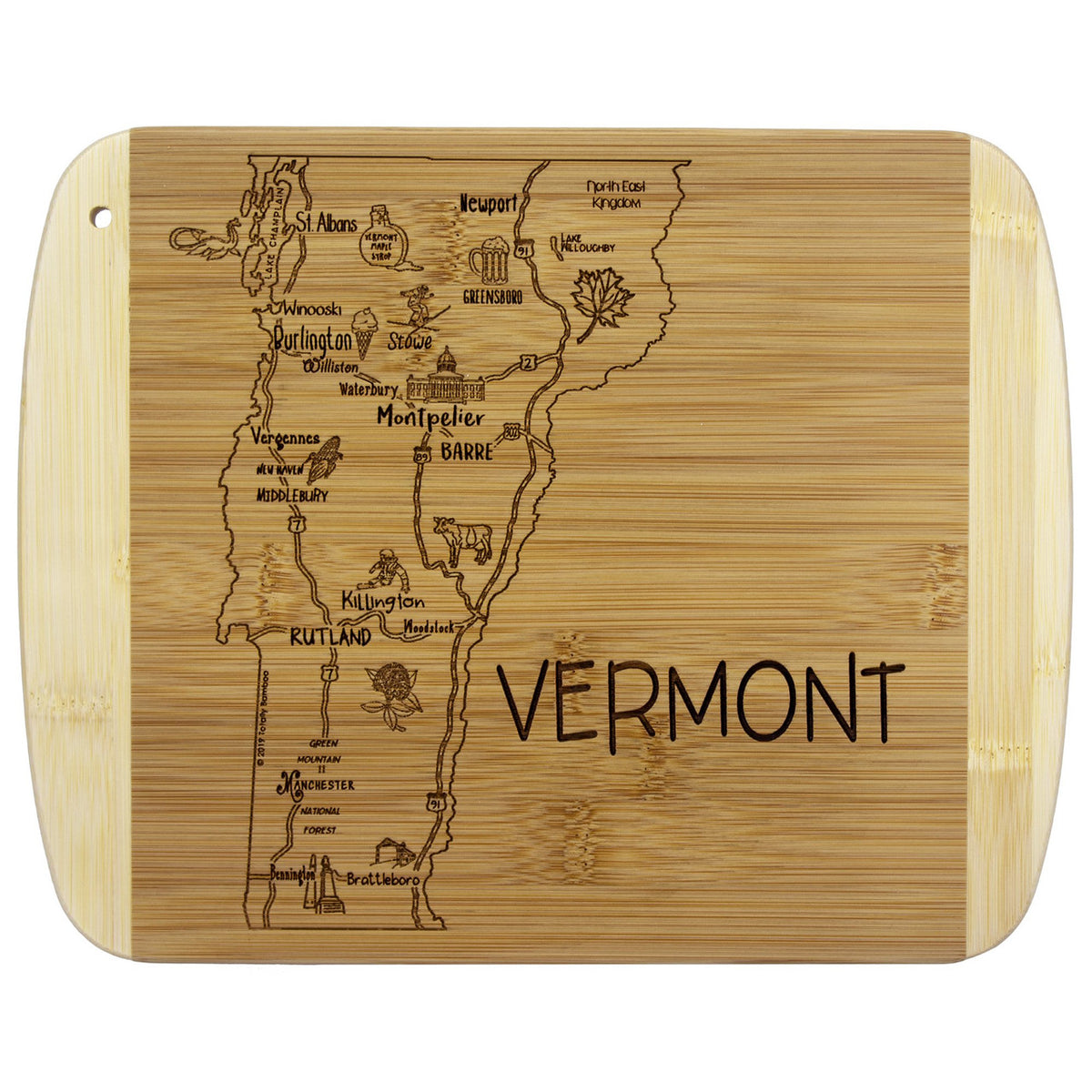 Slice of Life Vermont Cutting Board - Image 2