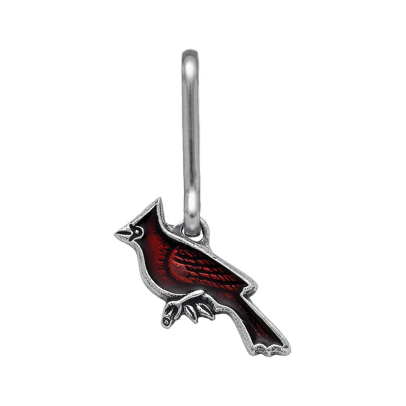 Cardinal Zipper Pull
