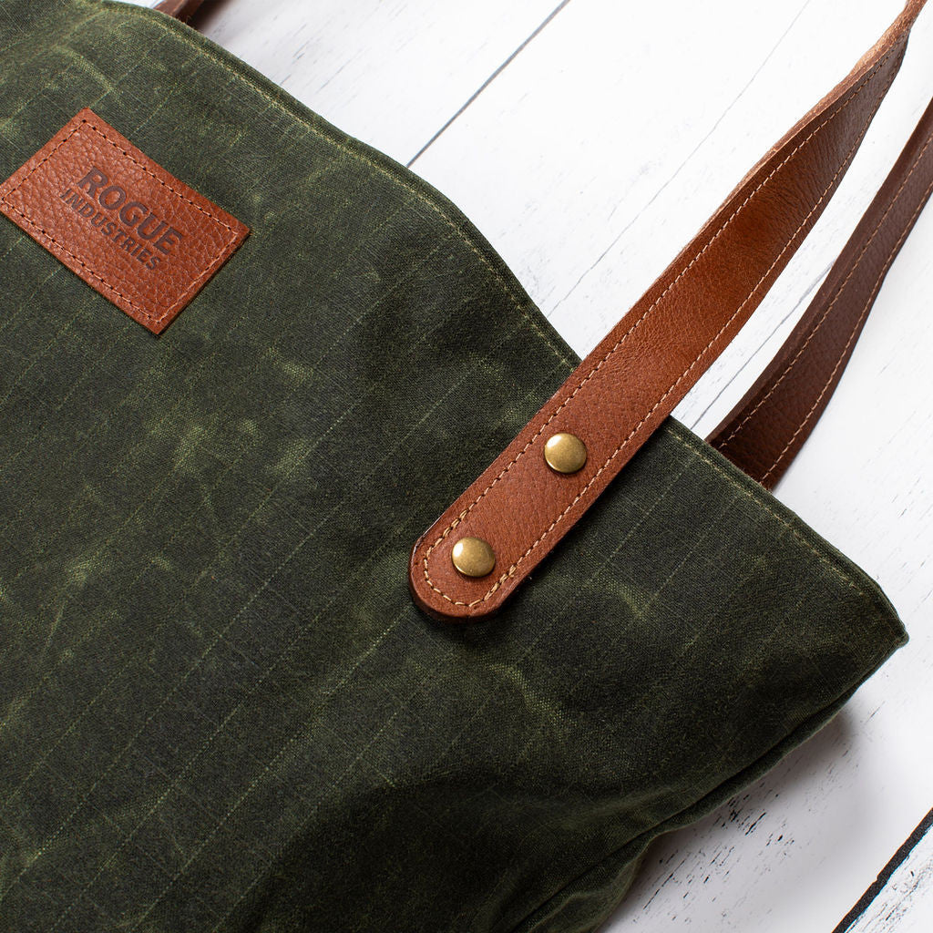 Saco River Tote Bag – Green - Image 3