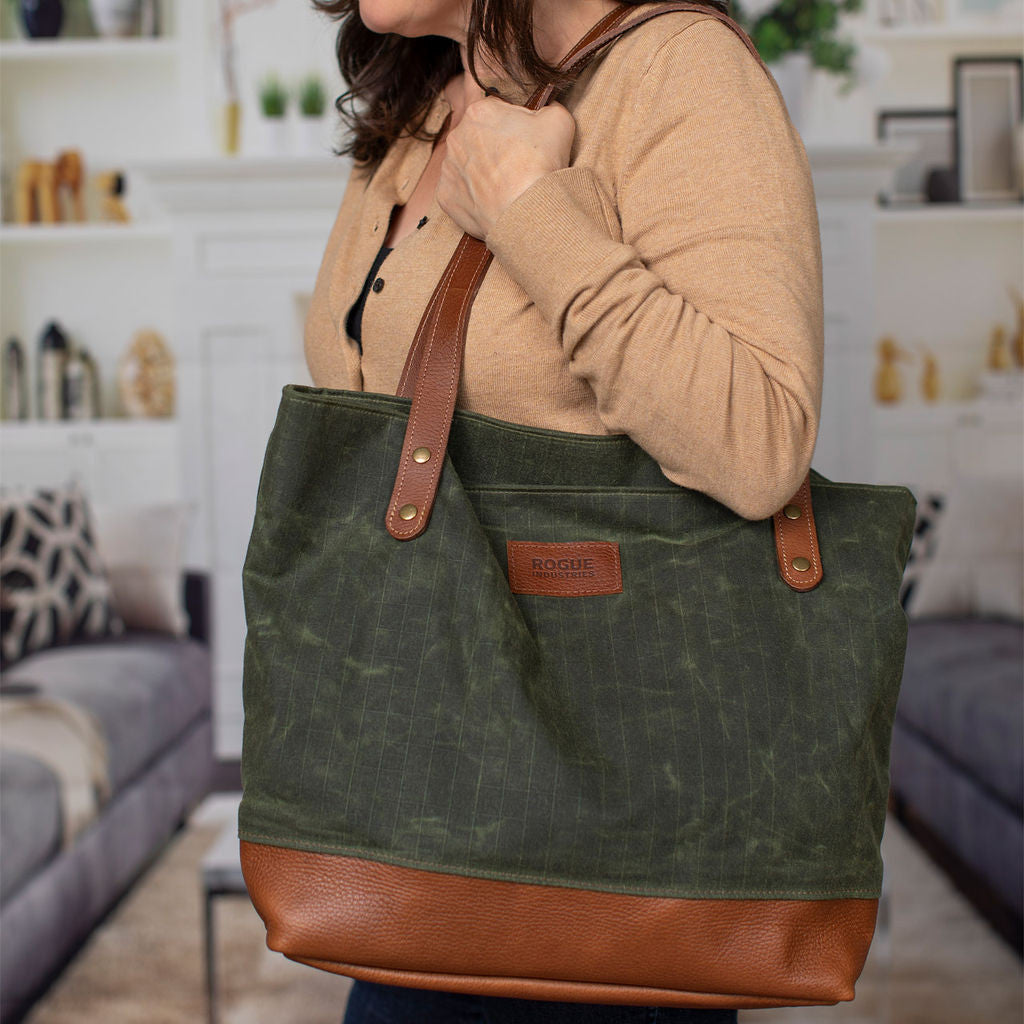 Saco River Tote Bag – Green - Image 2