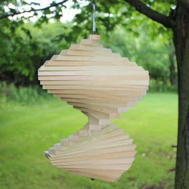 Natural Pine Wind Spinner - Image 4