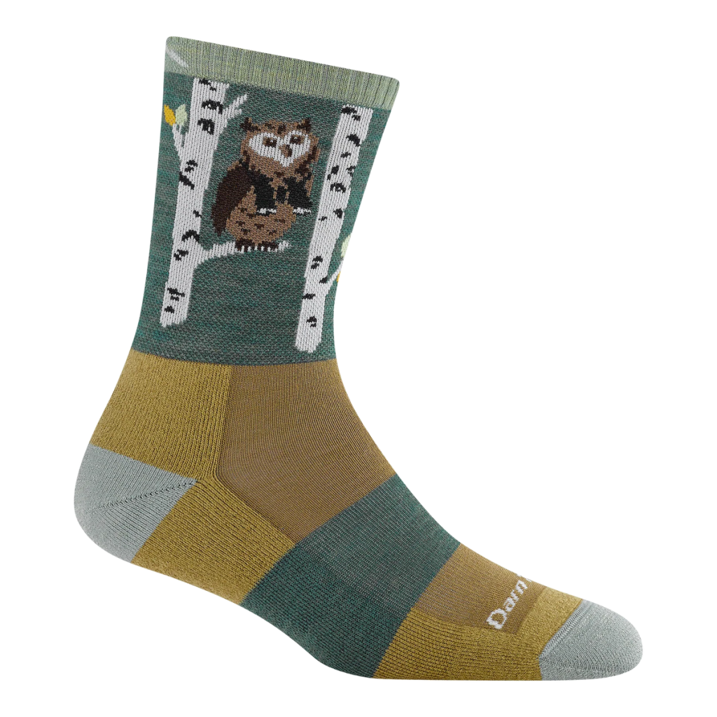 Critter Club Lightweight Crew Sock – Owl