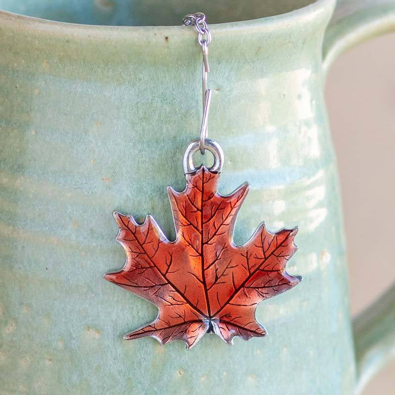 Autumn Maple Leaf Tea Infuser - Image 2