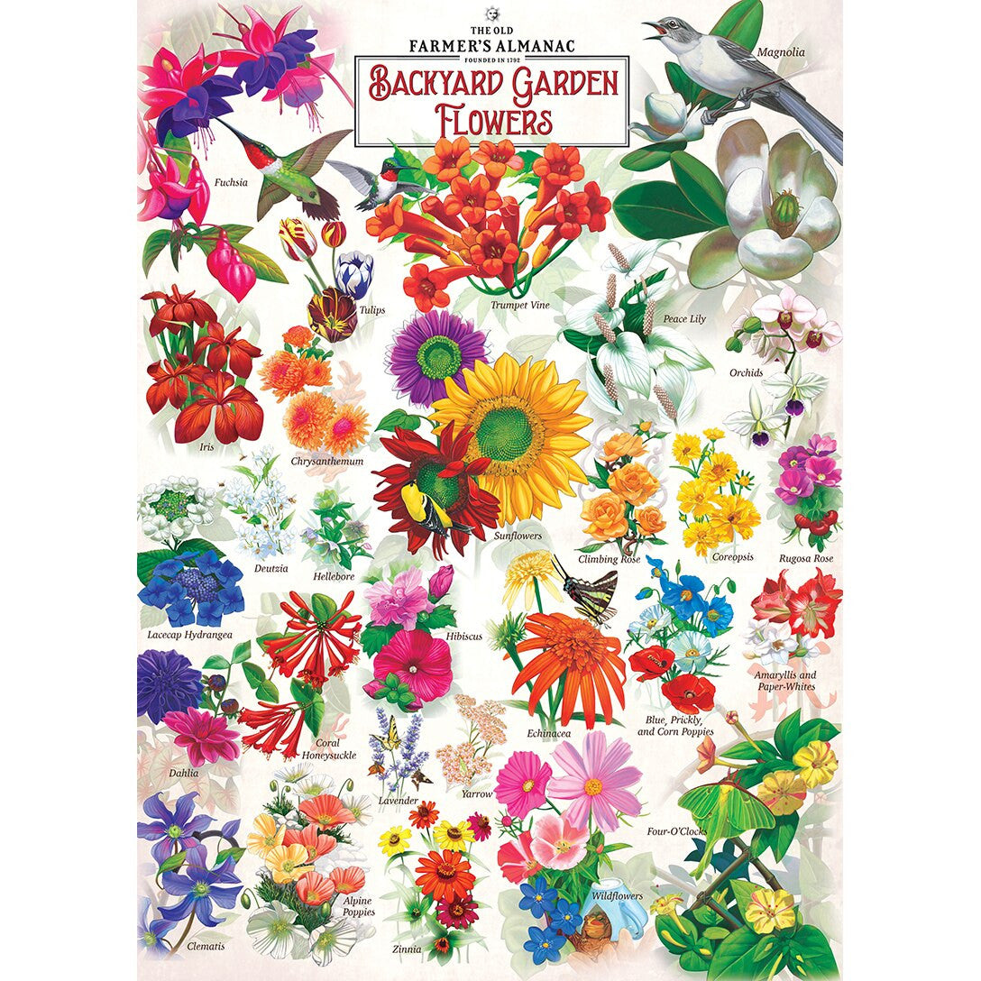 The Old Farmer’s Almanac – Garden Florals 1000pc Puzzle - Image 4