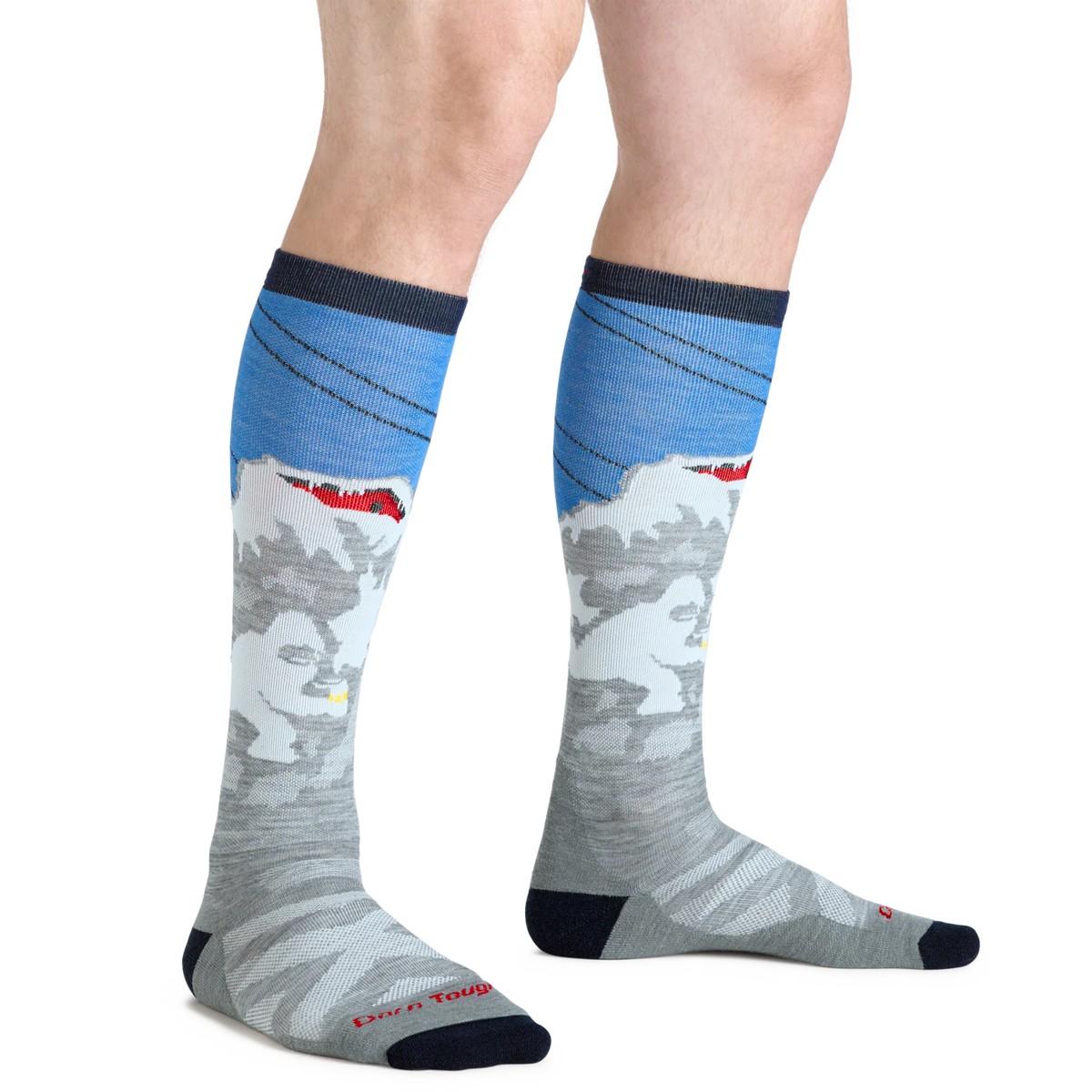 Men’s Heady Yeti Over the Calf Sock - Image 3