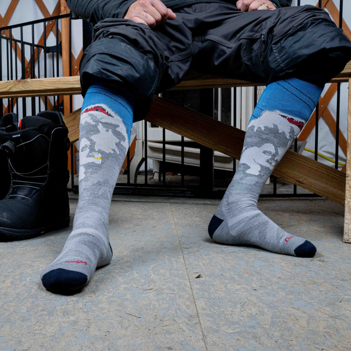 Men’s Heady Yeti Over the Calf Sock - Image 5