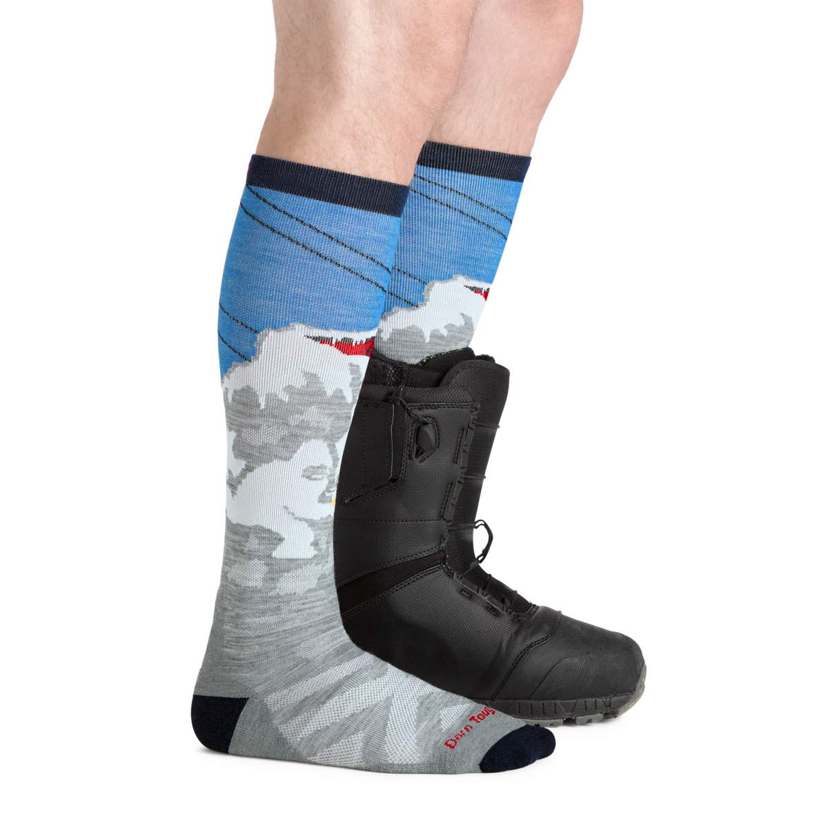 Men’s Heady Yeti Over the Calf Sock - Image 4
