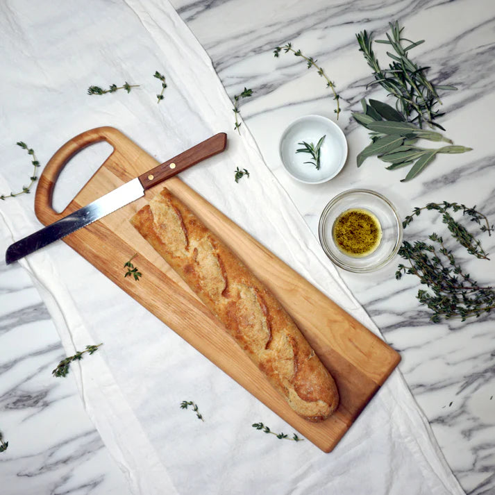 Maple Serving Board with Oval Handle - Image 2