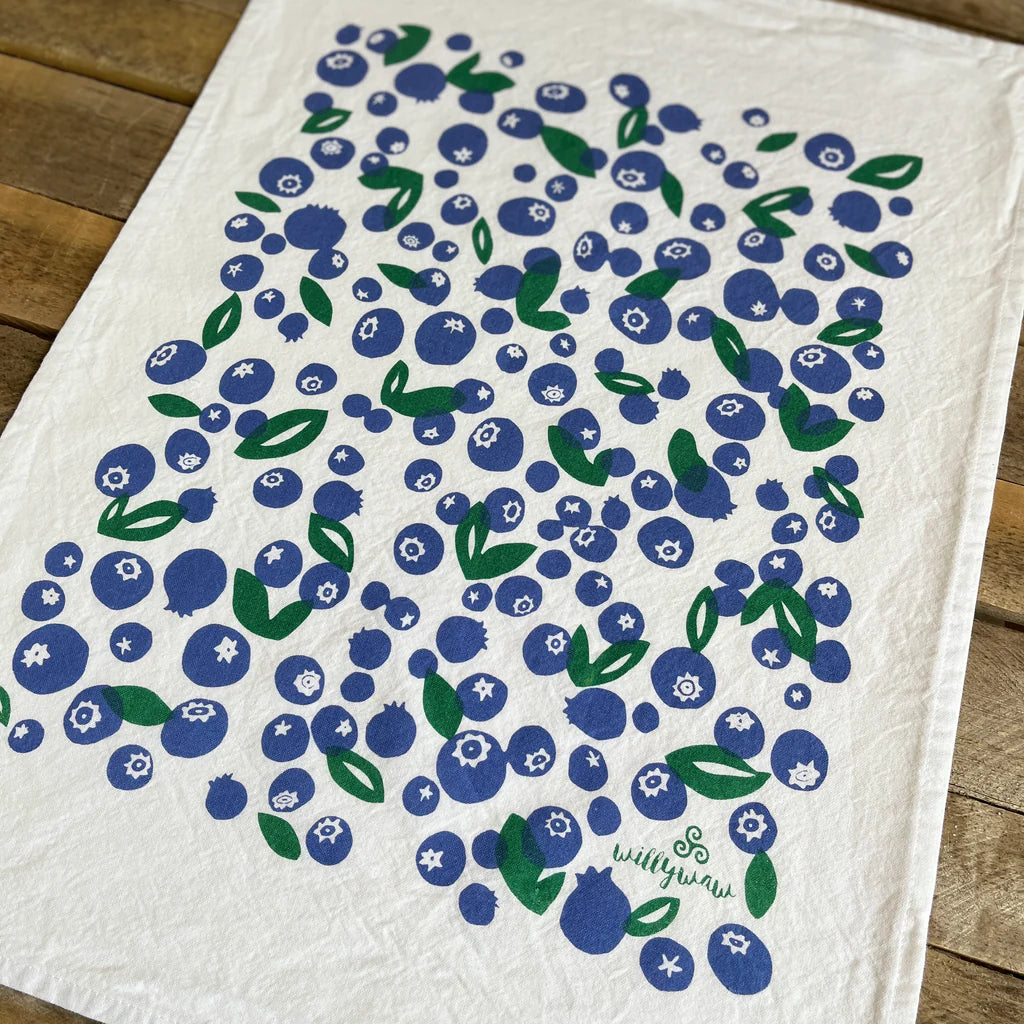 Highbush Blueberry Tea Towel by Willywaw - Image 2