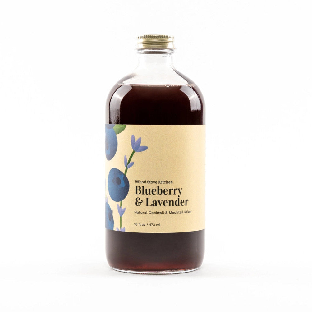 Blueberry & Lavender Cocktail + Mocktail Mixer – 16oz