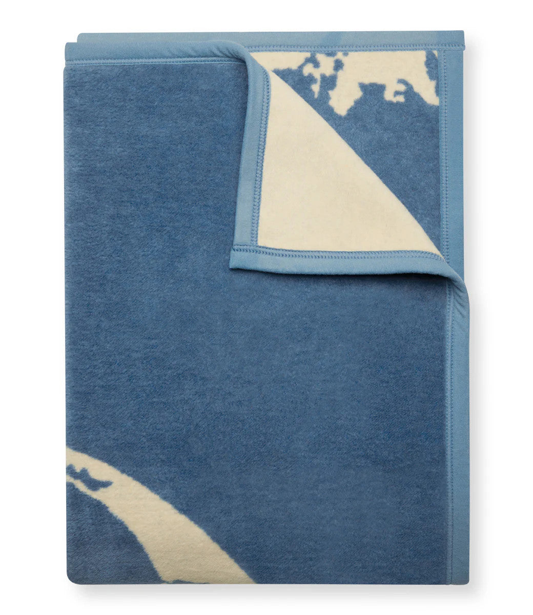 Cape and Islands Ocean Blue Blanket - Image 3