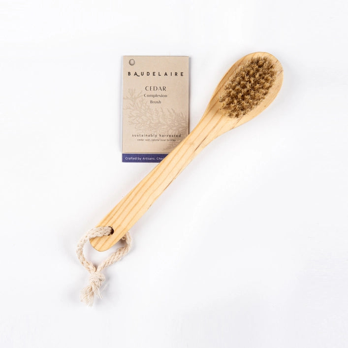 Cedar Long-Handle Complexion Brush