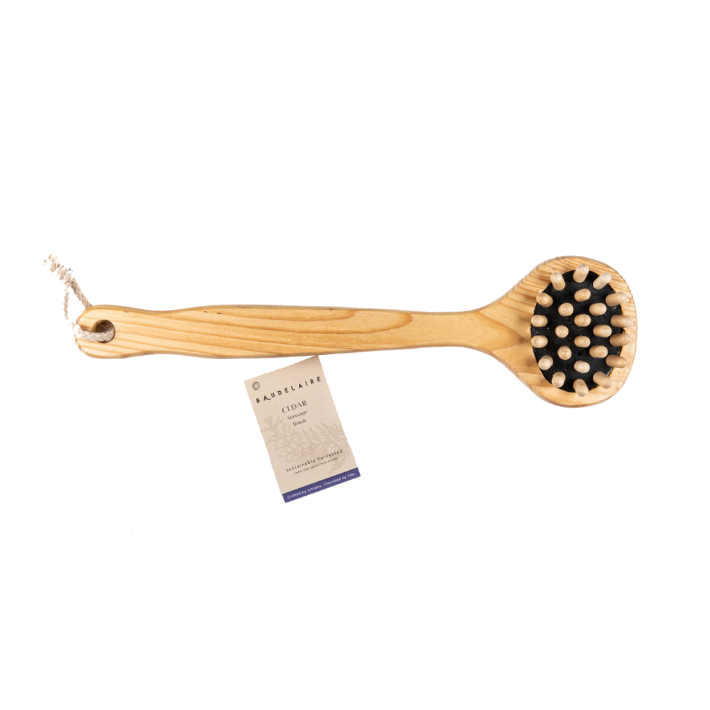 Cedar Massage Brush