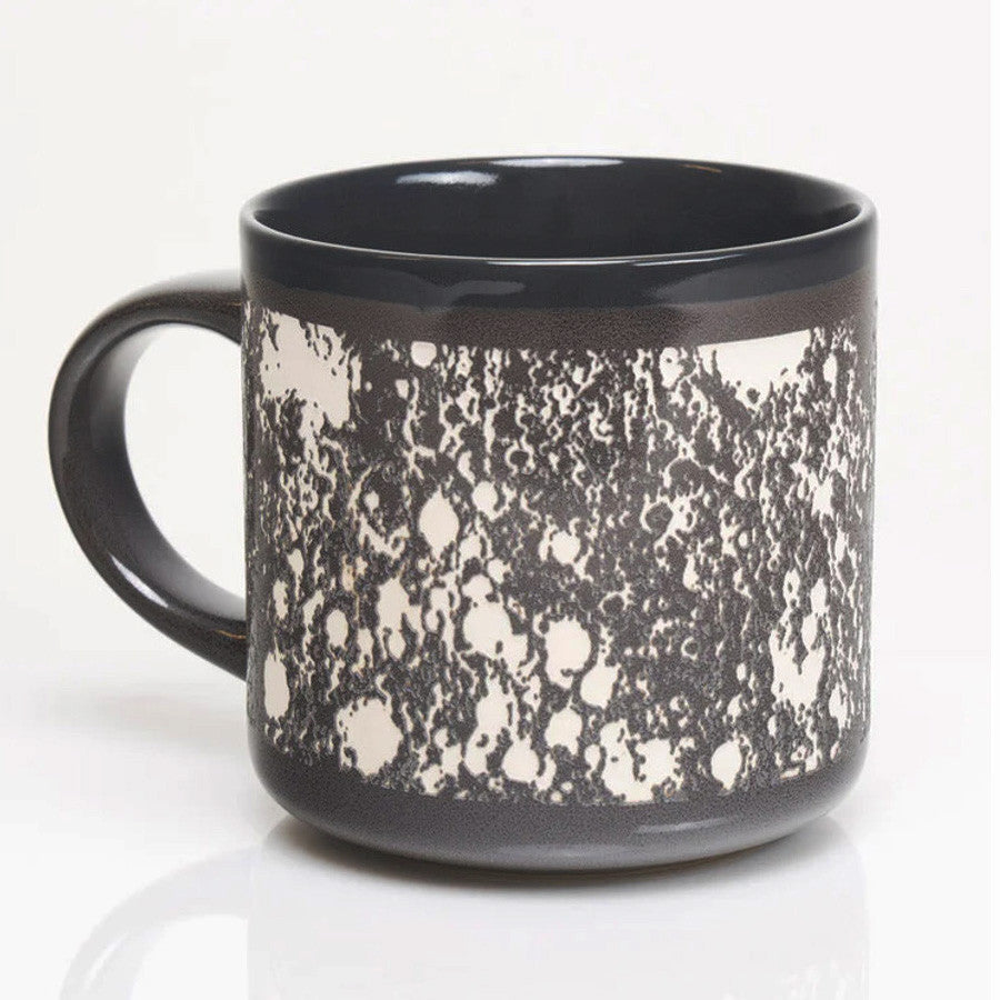 Lunar Surface Hand Carved 15 oz Ceramic Mug - Image 2