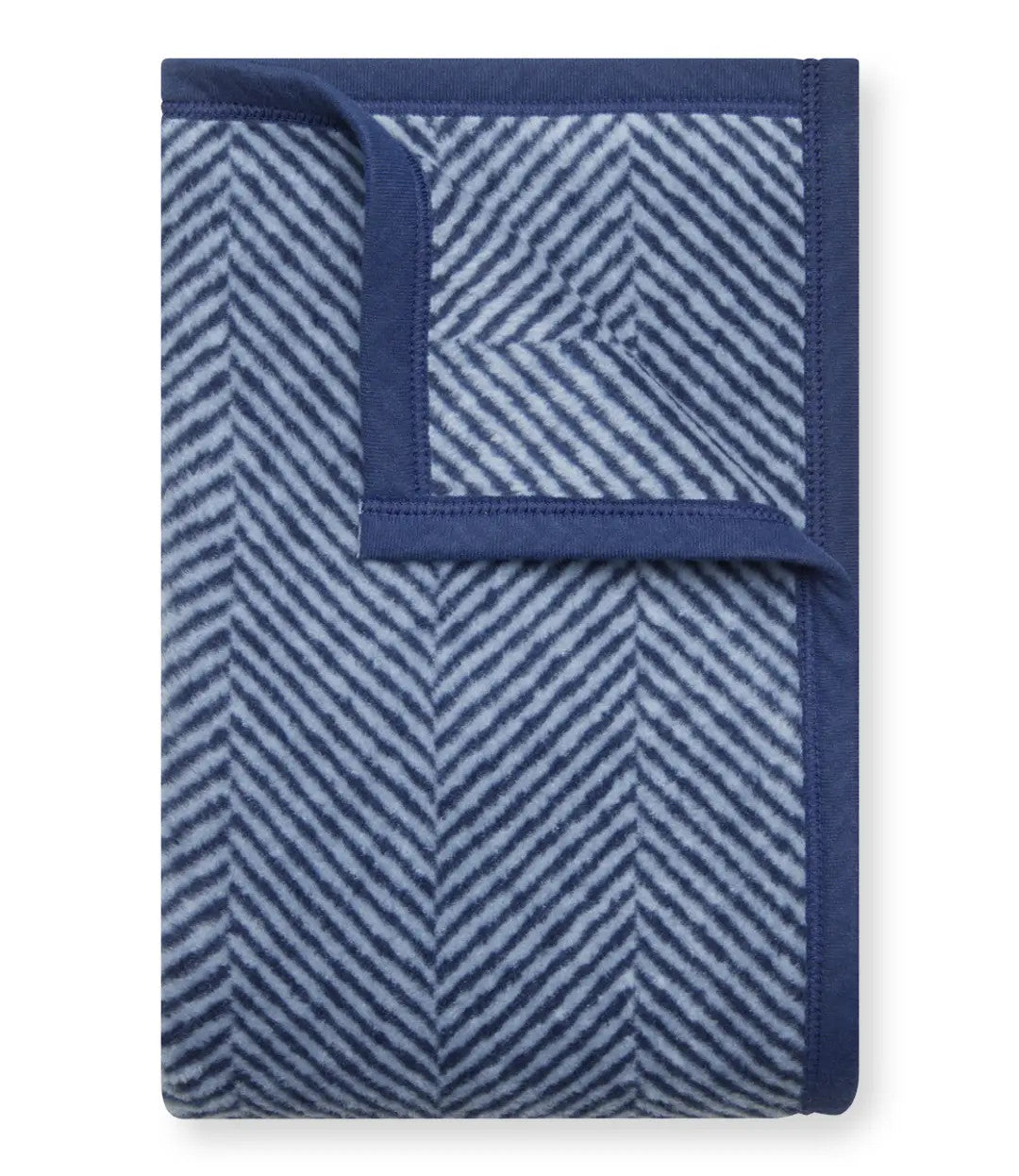 Harborview Herringbone Navy Blanket - Image 2