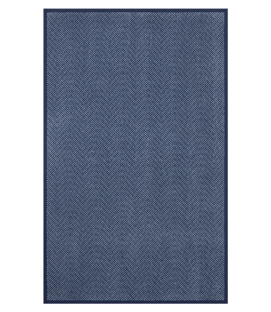 Harborview Herringbone Navy Blanket - Image 5