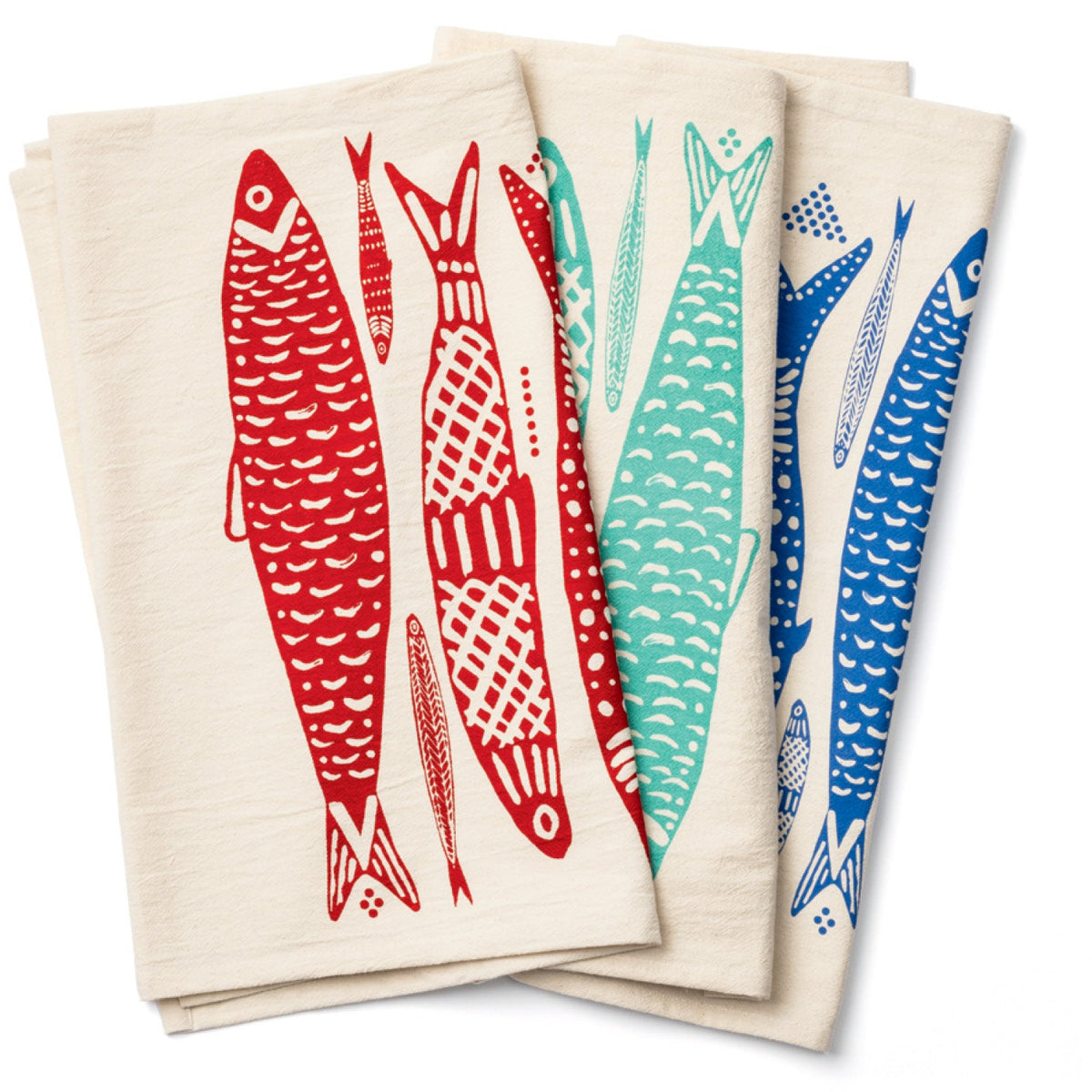 Sardines Tea Towel – 3 colors - Image 2