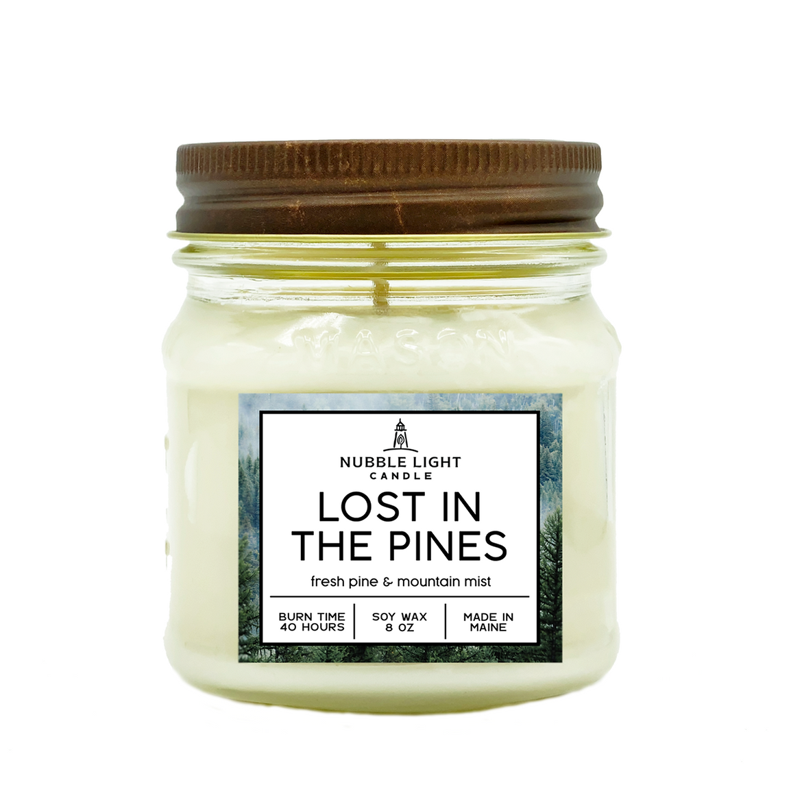 Lost in the Pines 8oz. Scented Soy Candle