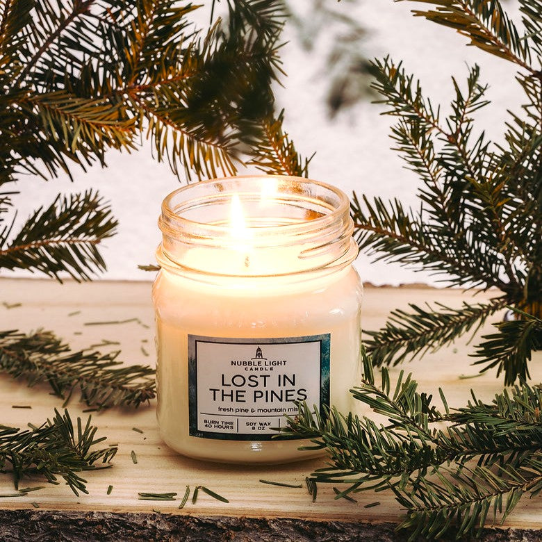 Lost in the Pines 8oz. Scented Soy Candle - Image 2