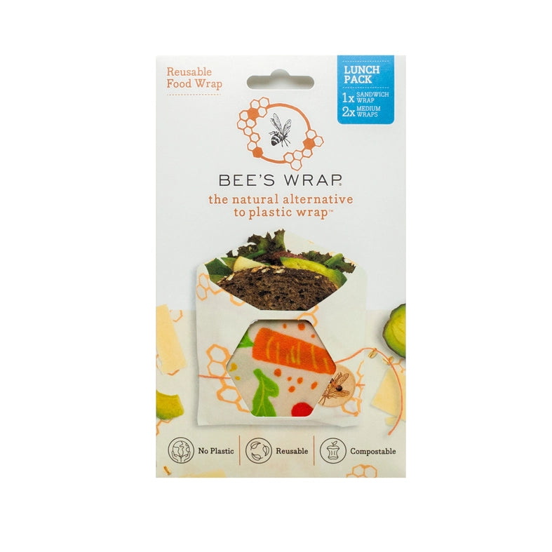 Bee’s Wrap Lunch 3 Pack – Garden Party Print - Image 4