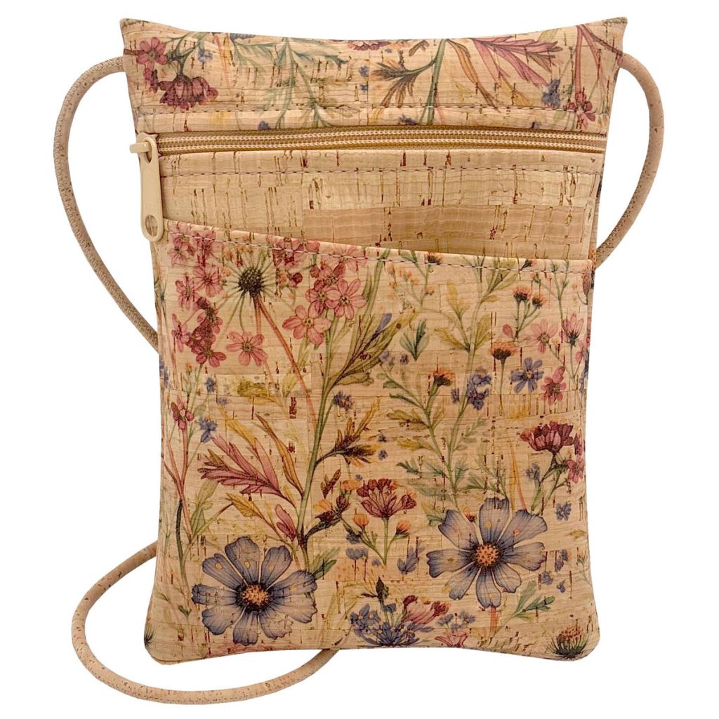 Wildflower Cork Mini Crossbody Bag