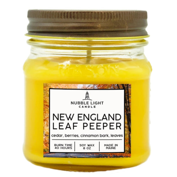 New England Leaf Peeper 8oz Scented Soy Candle