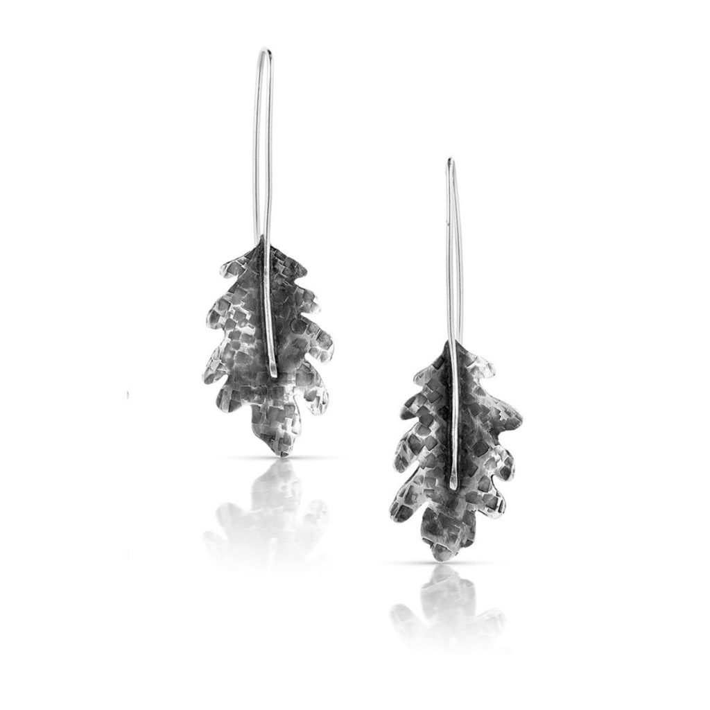 Oak Leaf Drop Earrings