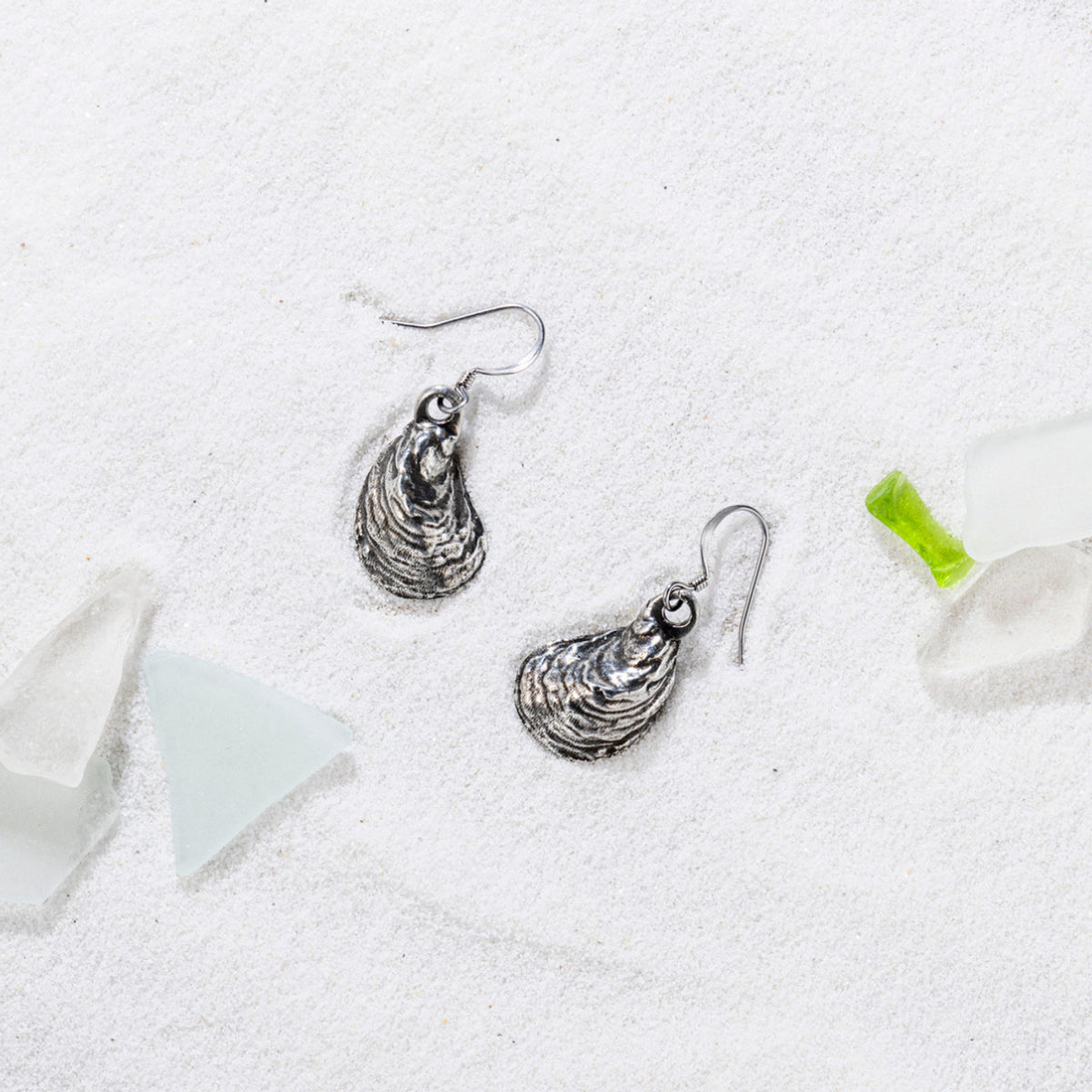 Oyster Shell Earrings - Image 3