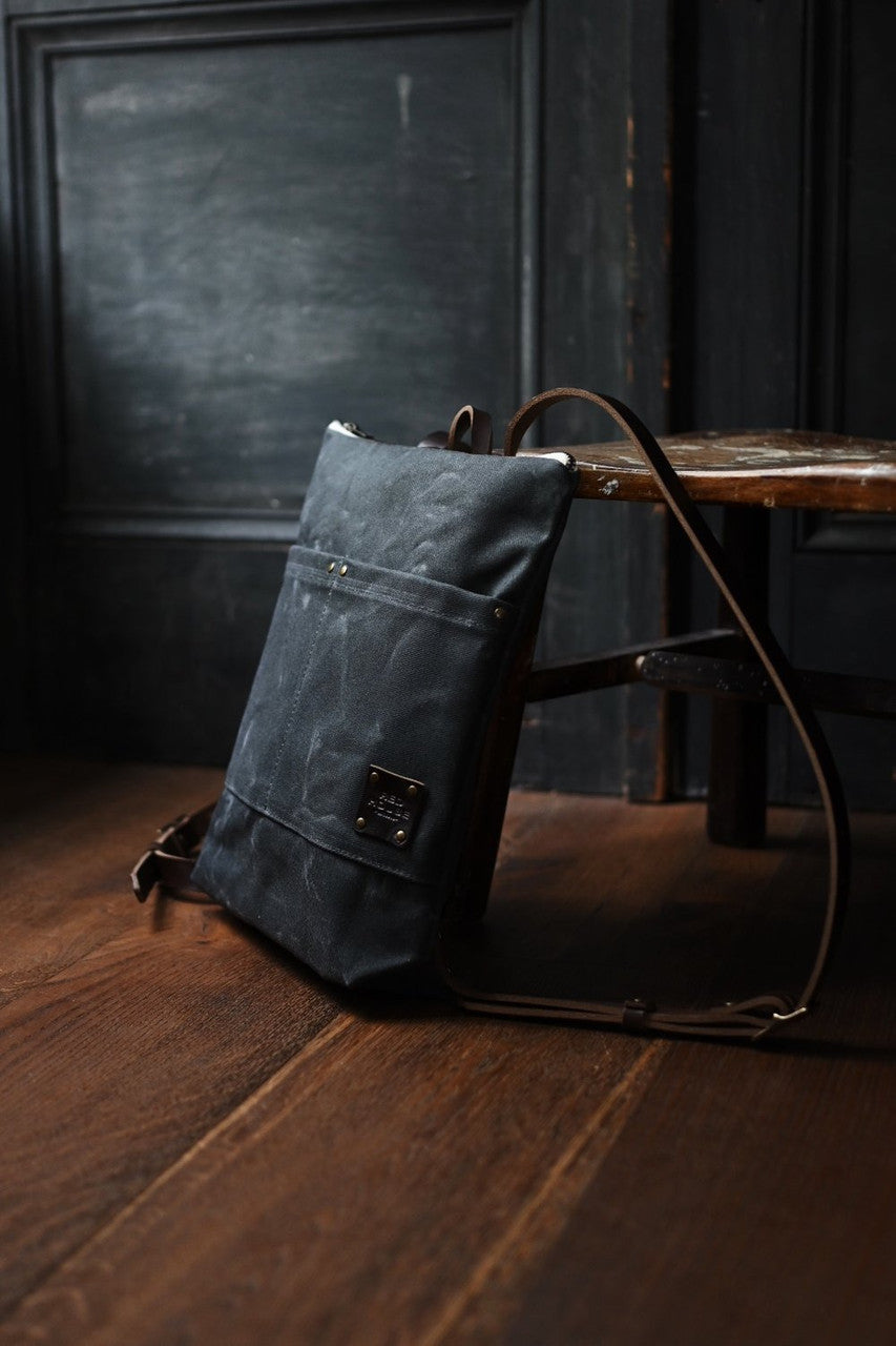 The Day Pack – Waxed Canvas Backpack - Image 4