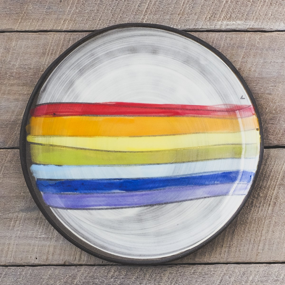 Rainbow Large Round Plate
