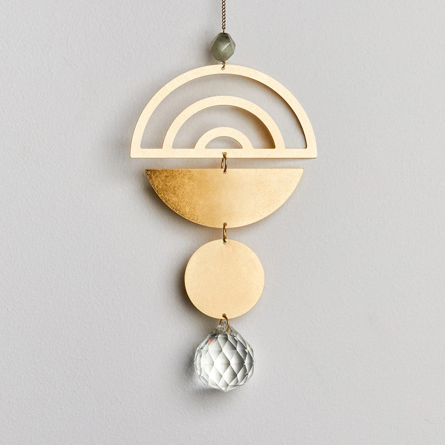 Rainbow Suncatcher with Labradorite