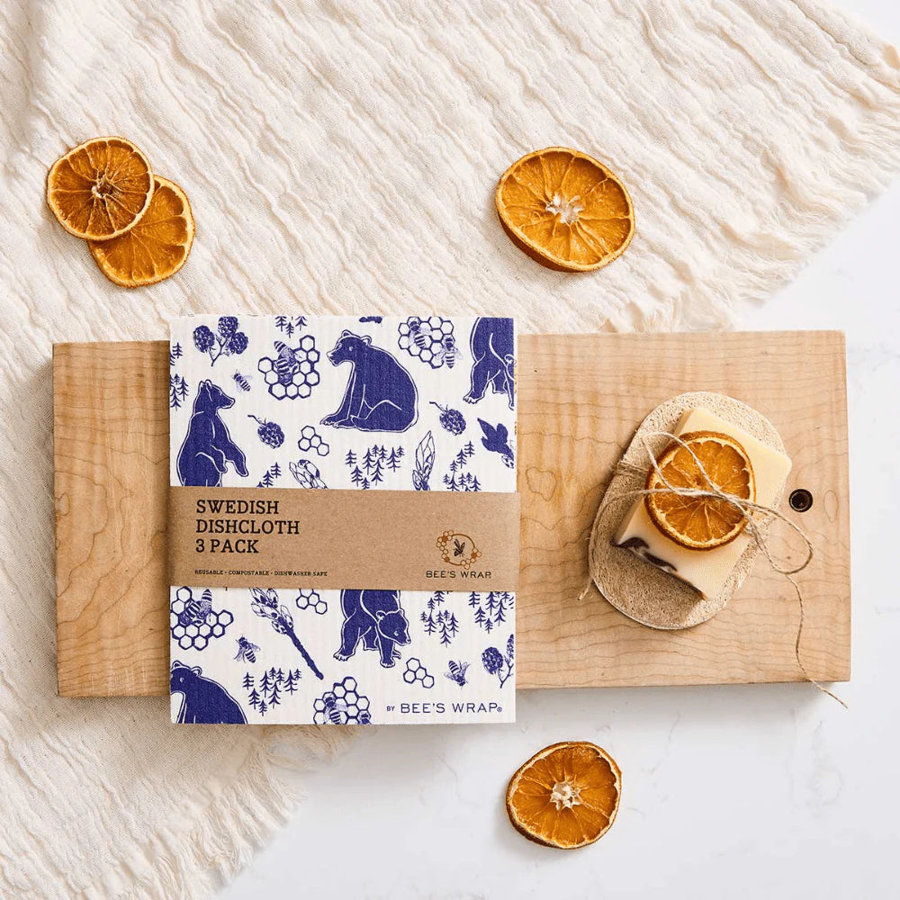 Swedish Dish Cloth 3 pack – MIxed Prints - Image 2