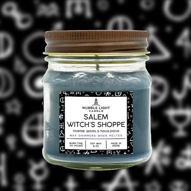 Salem Witch’s Shoppe 8oz Scented Soy Candle - Image 4