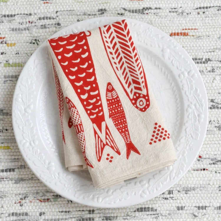 Sardines Tea Towel – 3 colors