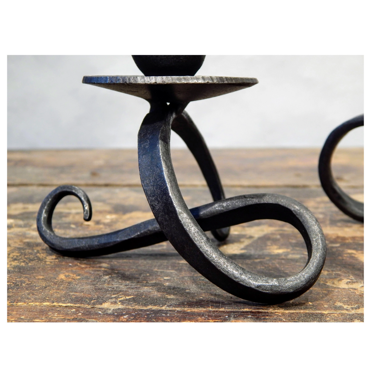 Sculptural Candleholder Pair - Image 2