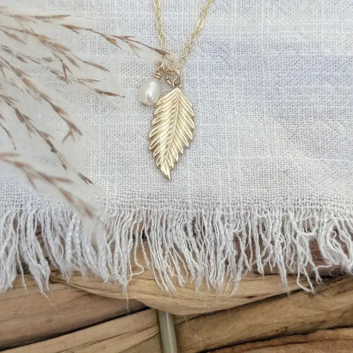 Leaf Charm Necklace