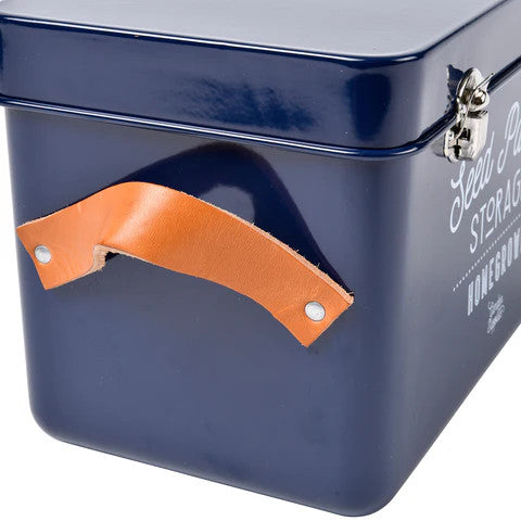 Seed Packet Storage Tin – Blue - Image 4