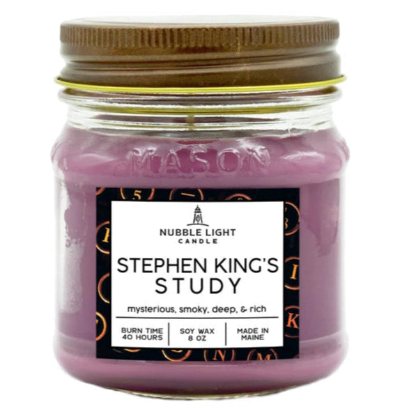 Stephen King’s Study 8oz Scented Soy Candle