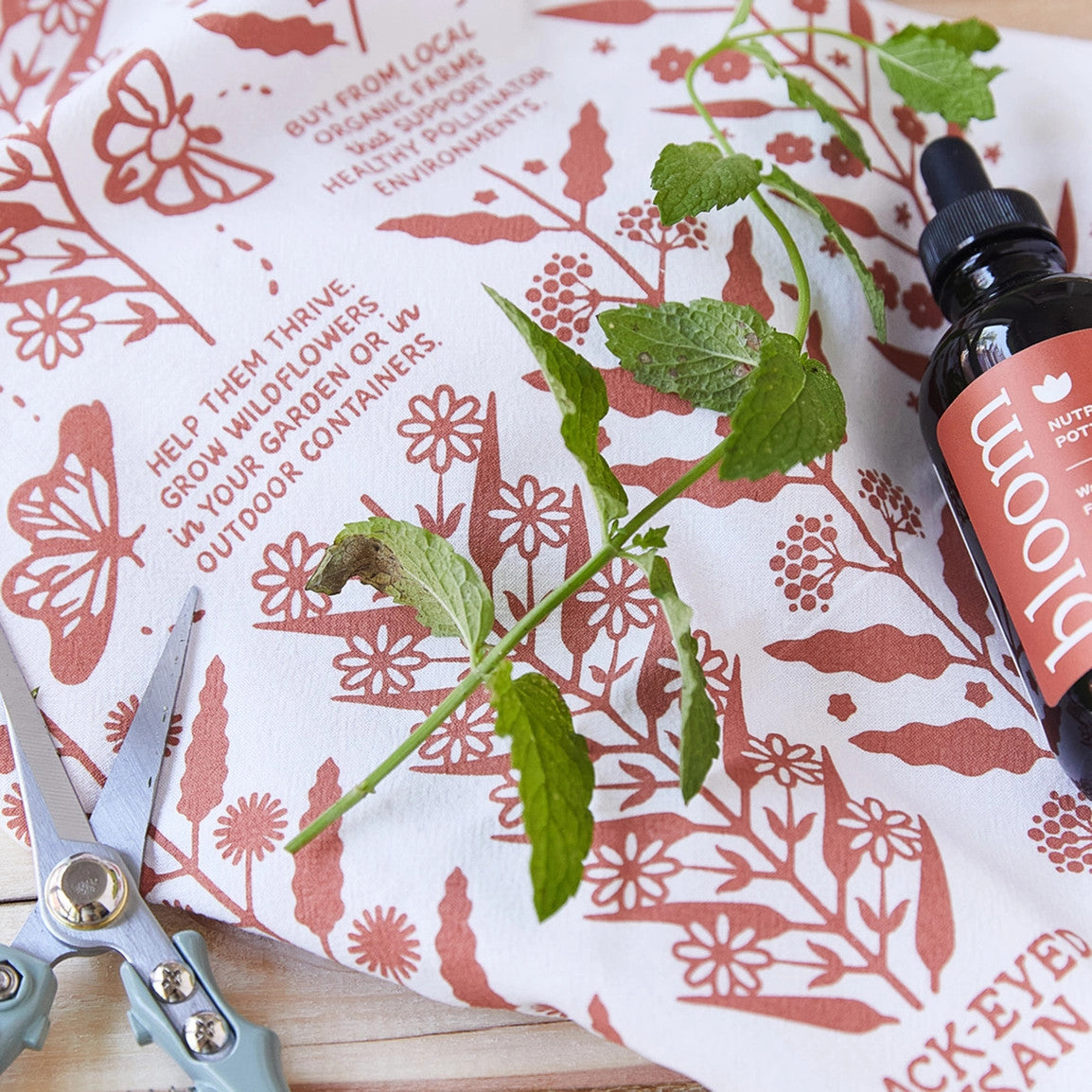 Tea Towel – Flower Fields - Image 4