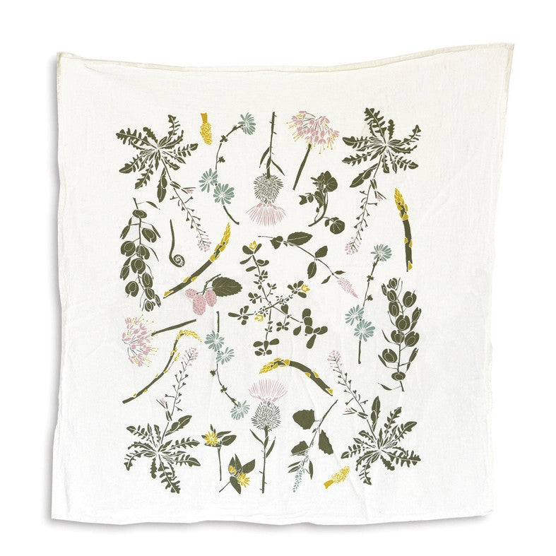Edible Wilds Kitchen Tea Towel