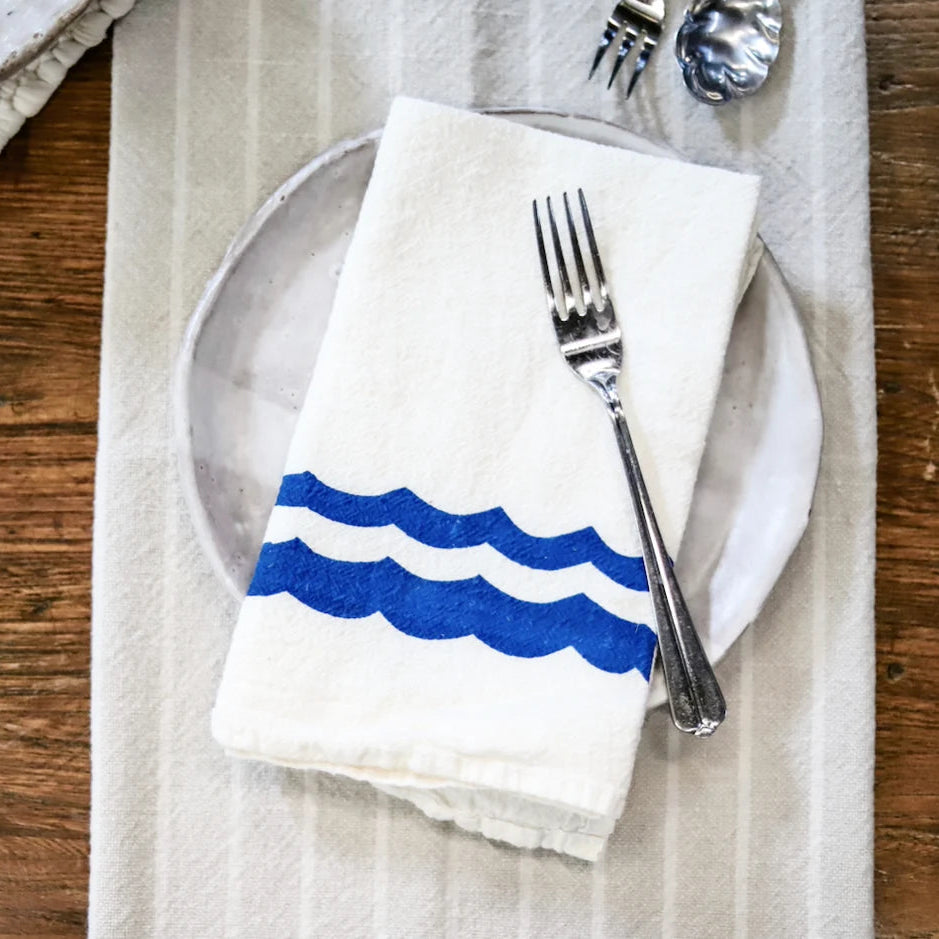 Waves Cloth Napkins - Image 3