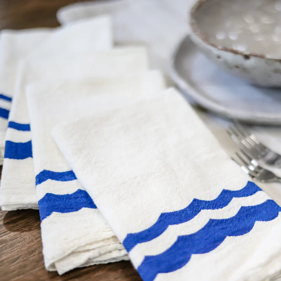 Waves Cloth Napkins - Image 2