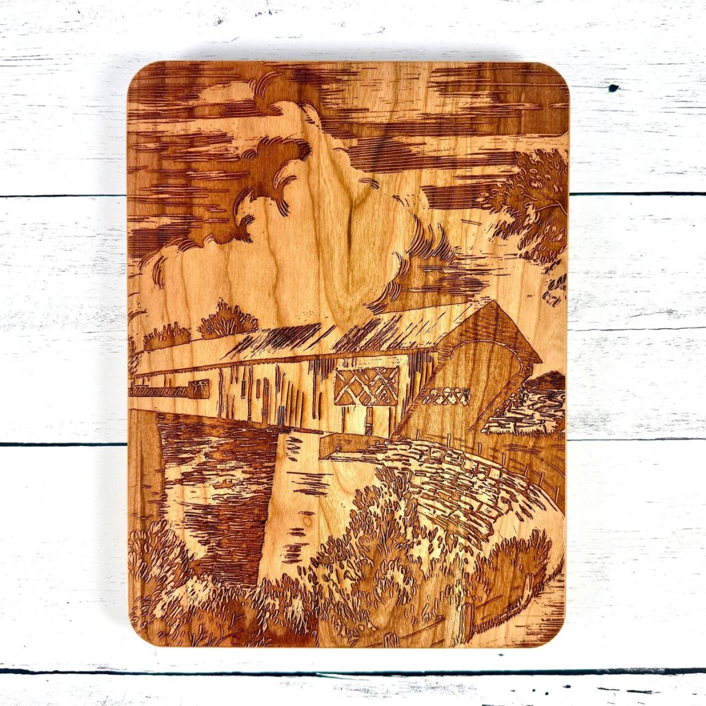 Yankee Covered Bridge Serving Board