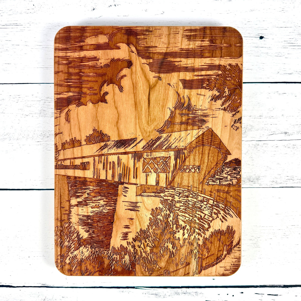 Yankee Covered Bridge Serving Board