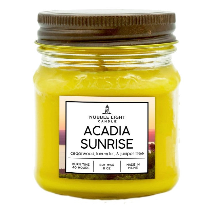 Acadia Sunrise 8oz Scented Soy Candle