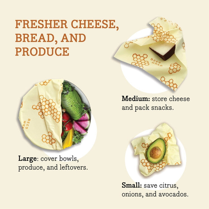 Bee’s Wrap Assorted 3 Pack – Honeycomb - Image 3