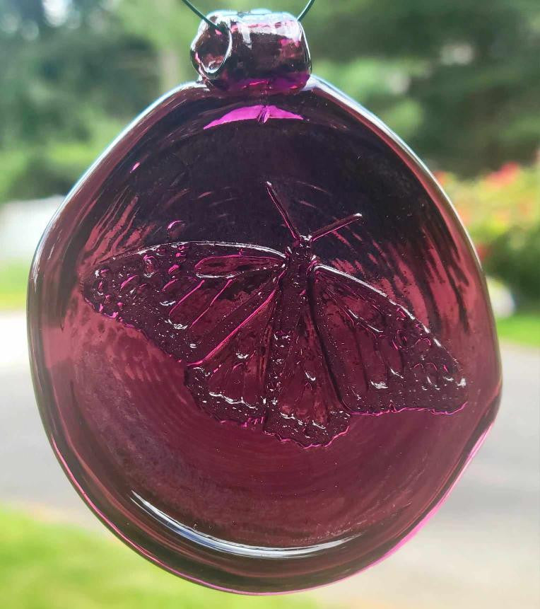 Amethyst Butterfly Suncatcher - Image 2
